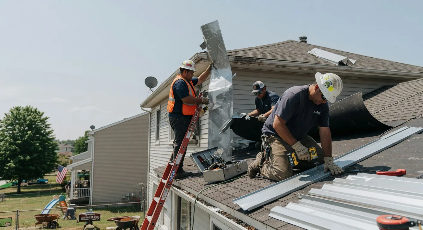 Metal Roof Repair in Diamondville, WY